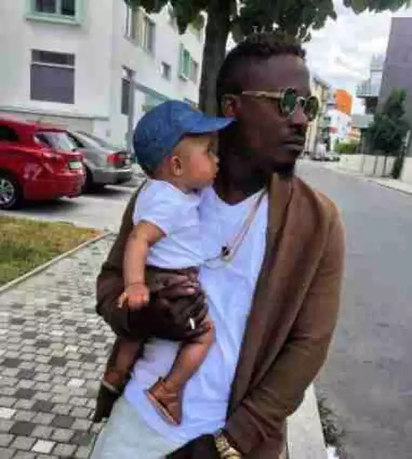 Nigerian Musician, Jaywon, Shows Off His Cute Son